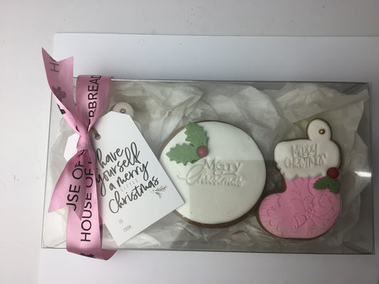 Stocking gift box pink