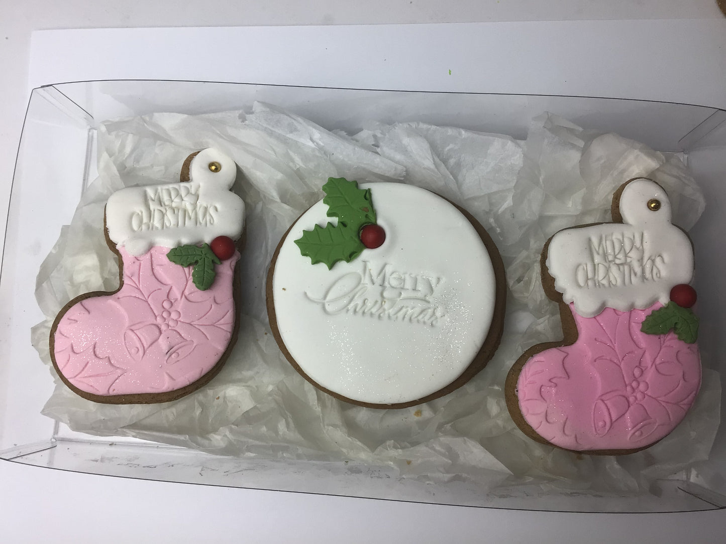 Stocking gift box pink