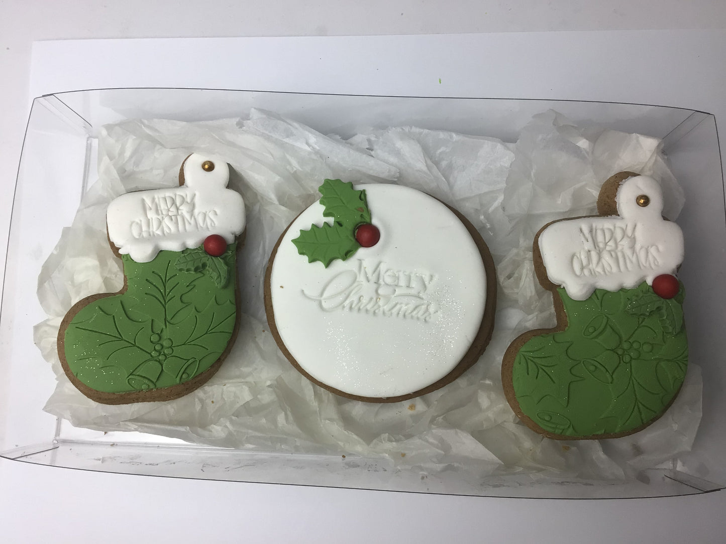 Stocking gift box gooseberry