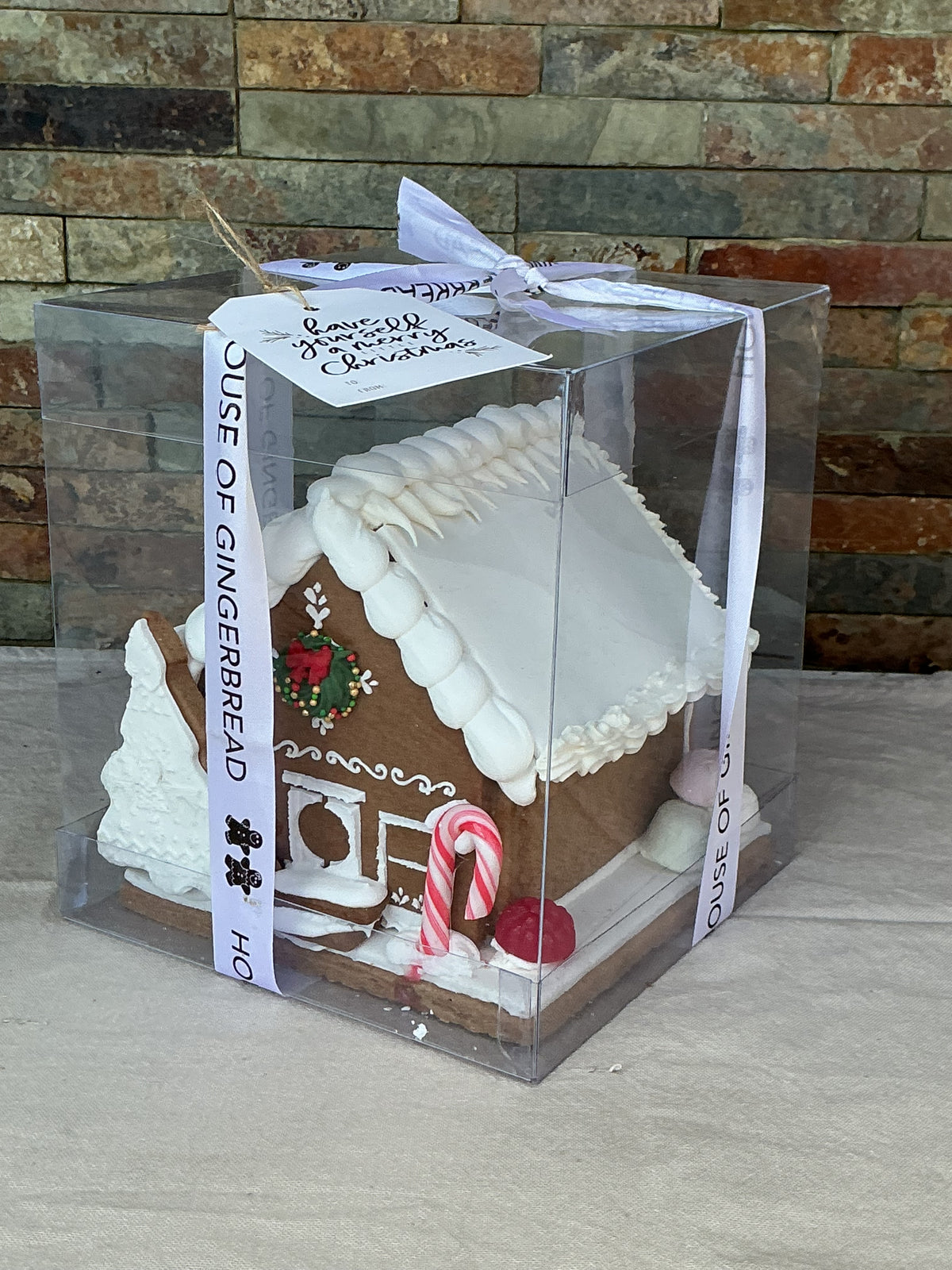 Small house white roof