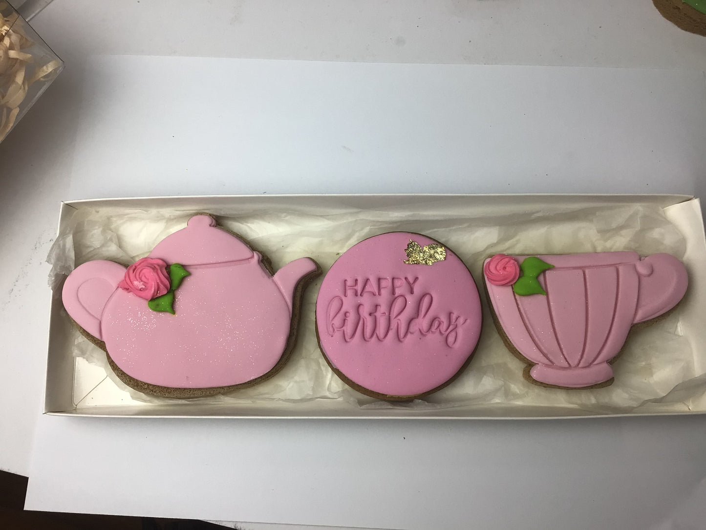 Birthday Teapot Gift Box pink