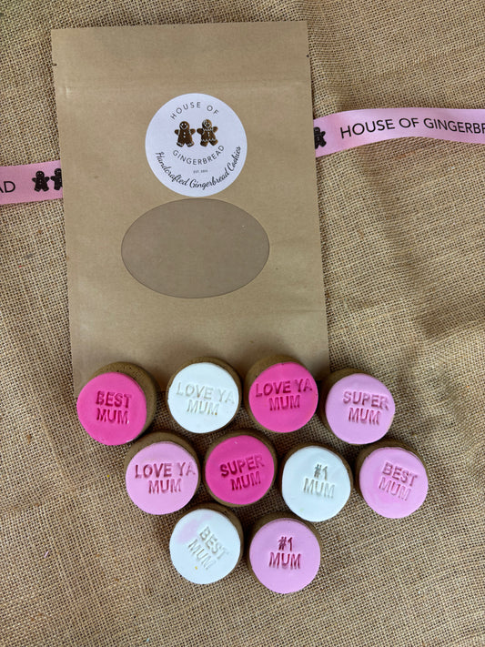 For Mum Kraft Bag pink